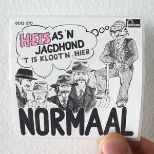 Normaal Hels As N Jagdhond Album Cover Sticker