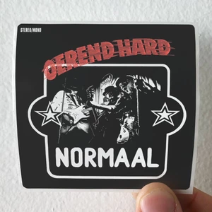 Normaal Oerend Hard Album Cover Sticker