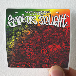 Nightmares on Wax Smokers Delight Album Cover Sticker Nightmares on Wax Smokers Delight Album Cover Sticker