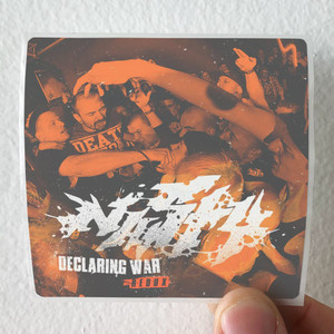 Nasty Declaring War Redux Album Cover Sticker