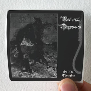 Nocturnal Depression Suicidal Thoughts Album Cover Sticker