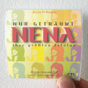 Nena Nur Getrumt Ihre Grten Erfolge Album Cover Sticker Nena Nur Getrumt Ihre Grten Erfolge Album Cover Sticker