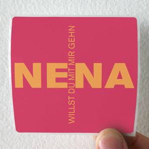 Nena Willst Du Mit Mir Gehn Album Cover Sticker Nena Willst Du Mit Mir Gehn Album Cover Sticker