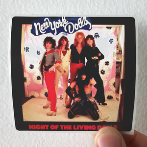 New York Dolls Night Of The Living Dolls Album Cover Sticker