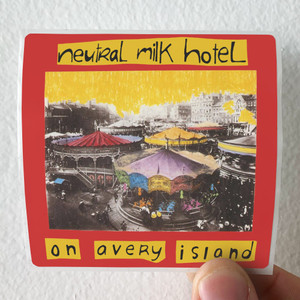 Neutral Milk Hotel On Avery Island Album Cover Sticker