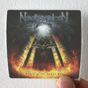 Necronomicon Advent Of The Human God Album Cover Sticker Necronomicon Advent Of The Human God Album Cover Sticker