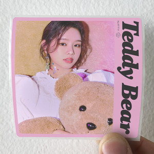NATTY Teddy Bear The 2Nd Single Album Album Cover Sticker