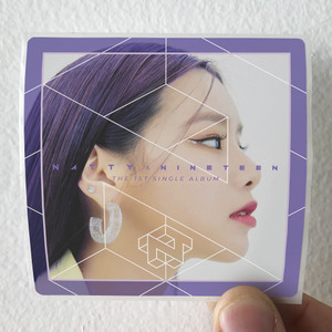 NATTY Nineteen The First Single Album Album Cover Sticker