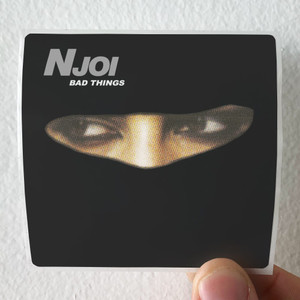 N-Joi Bad Things Album Cover Sticker