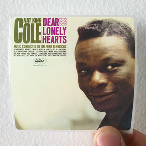 Nat King Cole Dear Lonely Hearts Album Cover Sticker Nat King Cole Dear Lonely Hearts Album Cover Sticker