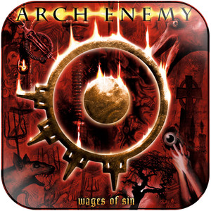 Arch Enemy Wages Of Sin Album Cover Sticker Album Cover Sticker Arch Enemy Wages Of Sin Album Cover Sticker Album Cover Sticker