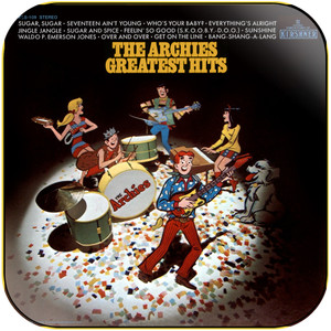 The Archies Greatest Hits Album Cover Sticker Album Cover Sticker The Archies Greatest Hits Album Cover Sticker Album Cover Sticker