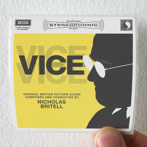 Nicholas Britell Vice Album Cover Sticker
