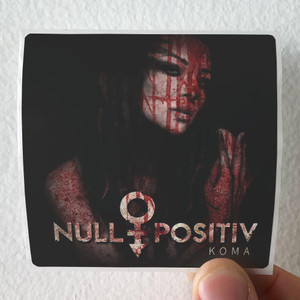 Null Positiv Koma Album Cover Sticker