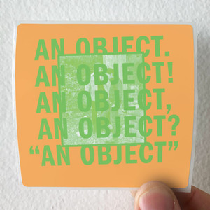 No Age An Object Album Cover Sticker