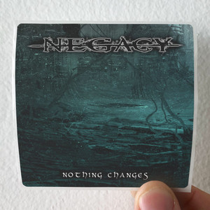 Negacy Nothing Changes Album Cover Sticker