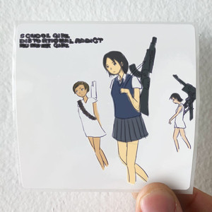 NUMBER GIRL School Girl Distortional Addict Album Cover Sticker