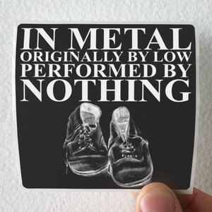 Nothing In Metal Album Cover Sticker