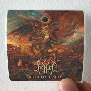 Nahum Within Destruction Album Cover Sticker