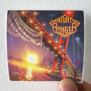 Night Ranger High Road Album Cover Sticker
