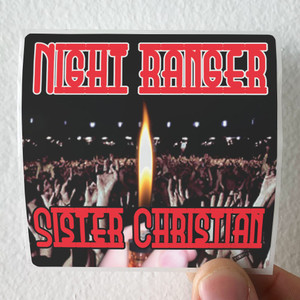 Night Ranger Sister Christian 1 Album Cover Sticker Night Ranger Sister Christian 1 Album Cover Sticker