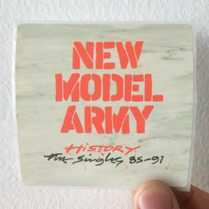 New Model Army History The Singles 85 91 1 Album Cover Sticker New Model Army History The Singles 85 91 1 Album Cover Sticker