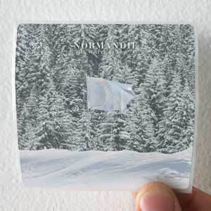 Normandie White Flag Reimagined Album Cover Sticker