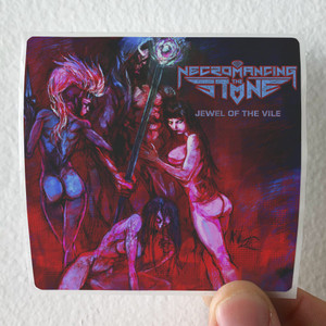 Necromancing the Stone Jewel Of The Vile Album Cover Sticker