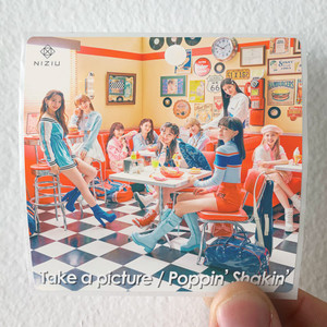 NiziU Poppin Shakin 2 Album Cover Sticker