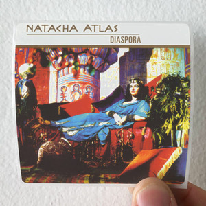 Natacha Atlas Diaspora Album Cover Sticker Natacha Atlas Diaspora Album Cover Sticker