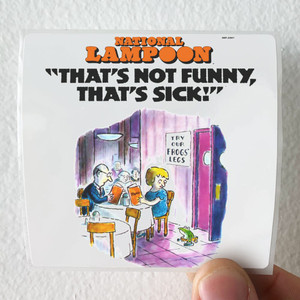 National Lampoon Thats Not Funny Thats Sick Album Cover Sticker National Lampoon Thats Not Funny Thats Sick Album Cover Sticker