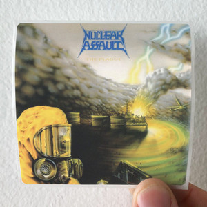 Nuclear Assault The Plague Album Cover Sticker Nuclear Assault The Plague Album Cover Sticker