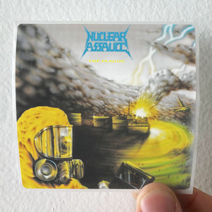 Nuclear Assault The Plague 1 Album Cover Sticker Nuclear Assault The Plague 1 Album Cover Sticker