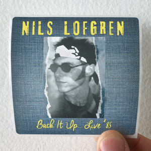 Nils Lofgren Back It Up Album Cover Sticker