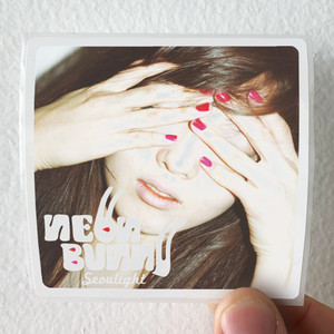 Neon Bunny Seoulight Album Cover Sticker