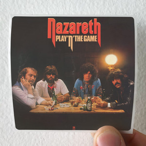 Nazareth Play N The Game 1 Album Cover Sticker Nazareth Play N The Game 1 Album Cover Sticker