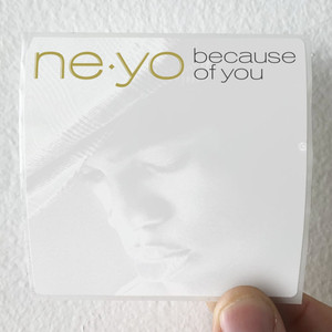Ne-Yo Because Of You 1 Album Cover Sticker