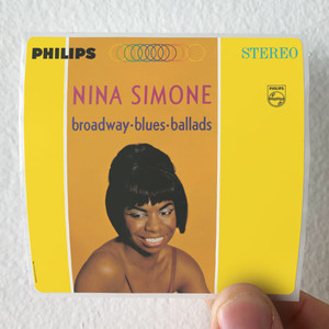 Nina Simone Broadway Blues Ballads Album Cover Sticker