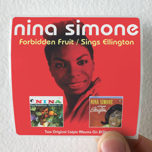 Nina Simone Forbidden Fruit Sings Ellington Album Cover Sticker Nina Simone Forbidden Fruit Sings Ellington Album Cover Sticker