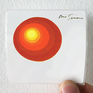 Nina Simone Here Comes The Sun Album Cover Sticker
