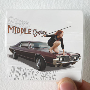 Neko Case Middle Cyclone Album Cover Sticker Neko Case Middle Cyclone Album Cover Sticker