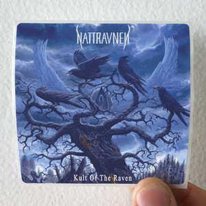Nattravnen Kult Of The Raven Album Cover Sticker
