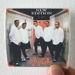 New Edition Crucial Album Cover Sticker New Edition Crucial Album Cover Sticker