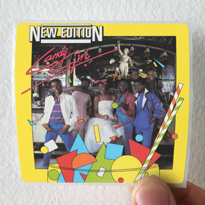 New Edition Candy Girl Album Cover Sticker