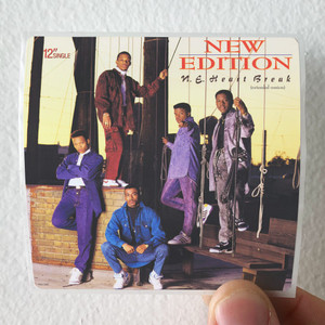 New Edition Ne Heart Break Album Cover Sticker