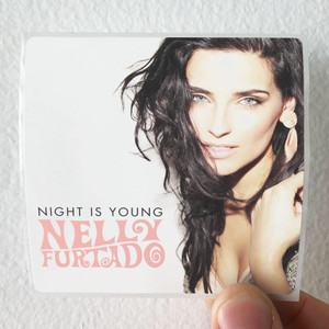 Nelly Furtado Night Is Young The Remixes Album Cover Sticker Nelly Furtado Night Is Young The Remixes Album Cover Sticker