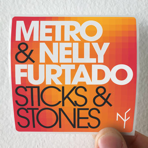 Nelly Furtado Sticks Stones Album Cover Sticker