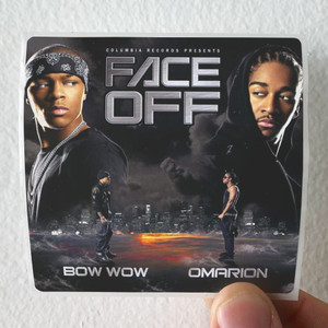 Omarion Face Off Album Cover Sticker