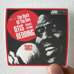 Otis Redding Sittin On The Dock Of The Bay Album Cover Sticker Otis Redding Sittin On The Dock Of The Bay Album Cover Sticker