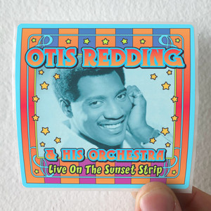 Otis Redding Live On The Sunset Strip Album Cover Sticker